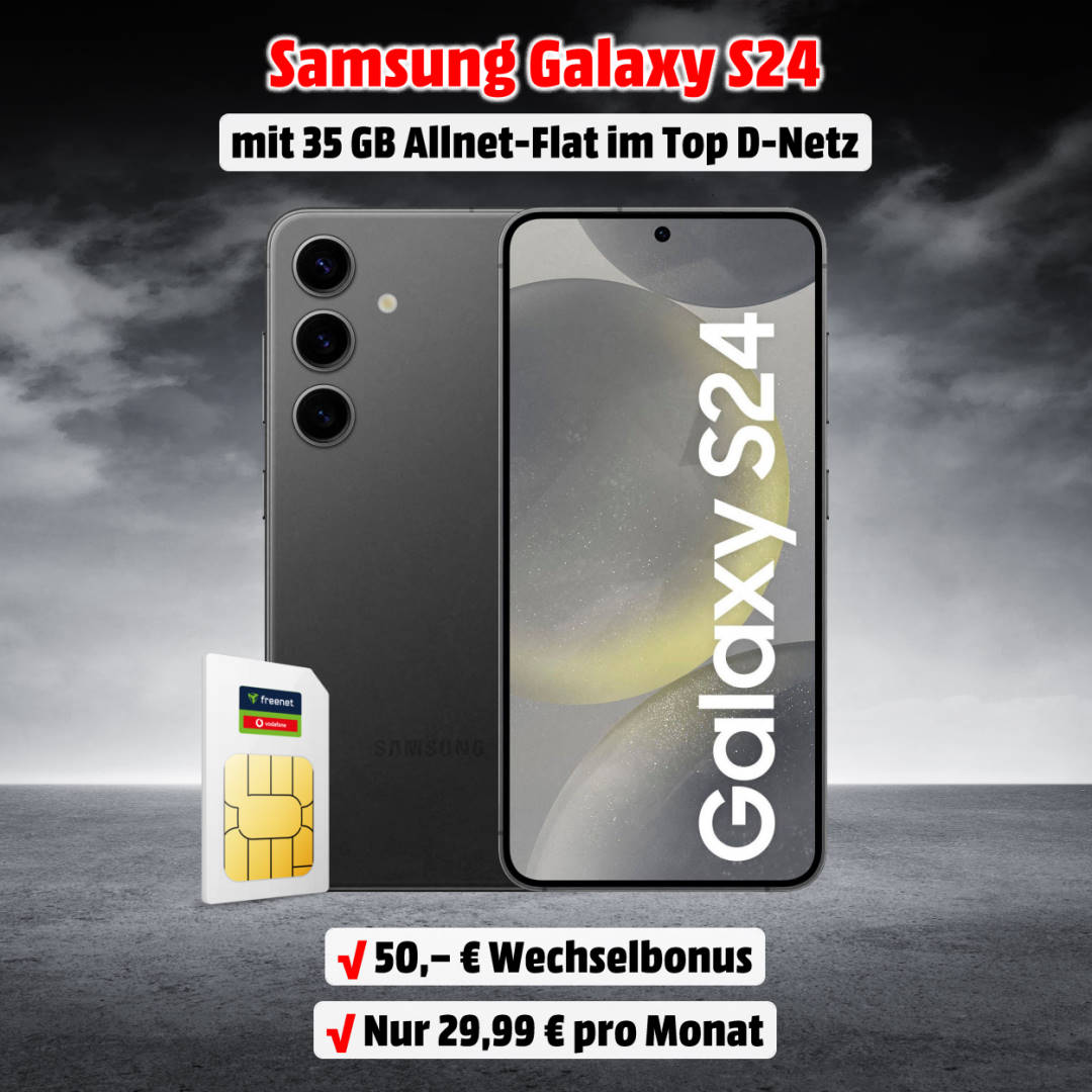 Samsung Galaxy S24 mit Vertrag im D-Netz von Vodafone