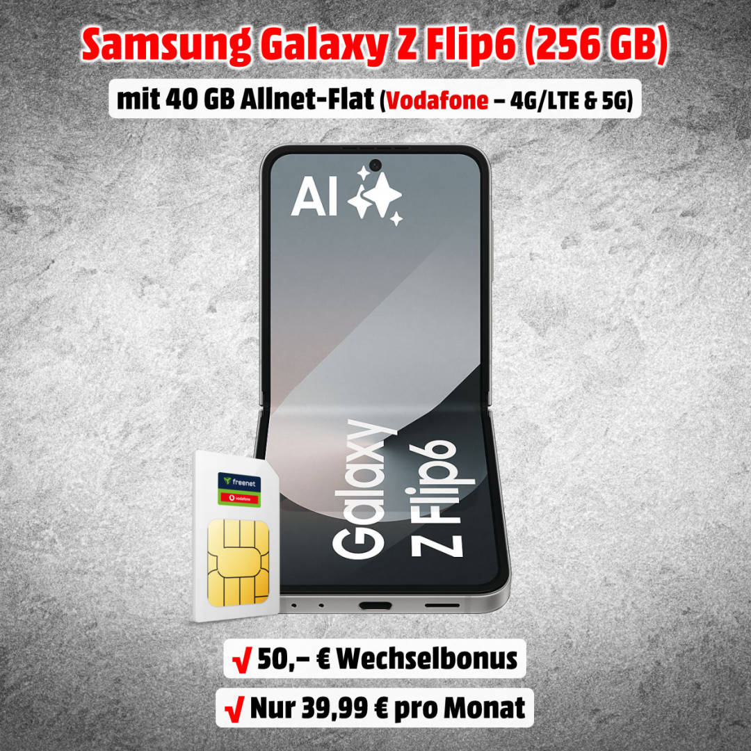 Samsung Galaxy Z Flip6 mit Vertrag